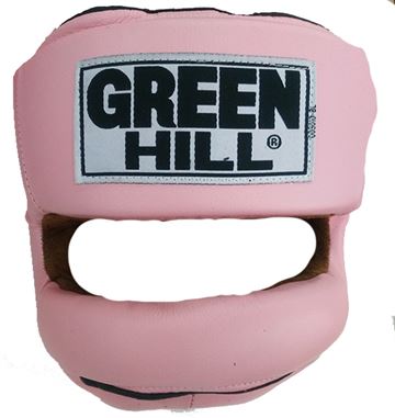 Full Face hjelm med næsebeskytter fra Green Hill pink 